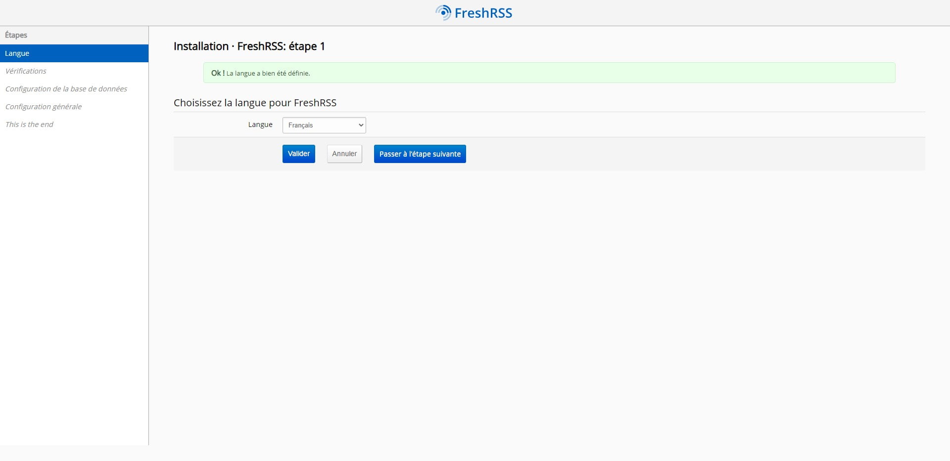 Installer FreshRSS avec docker