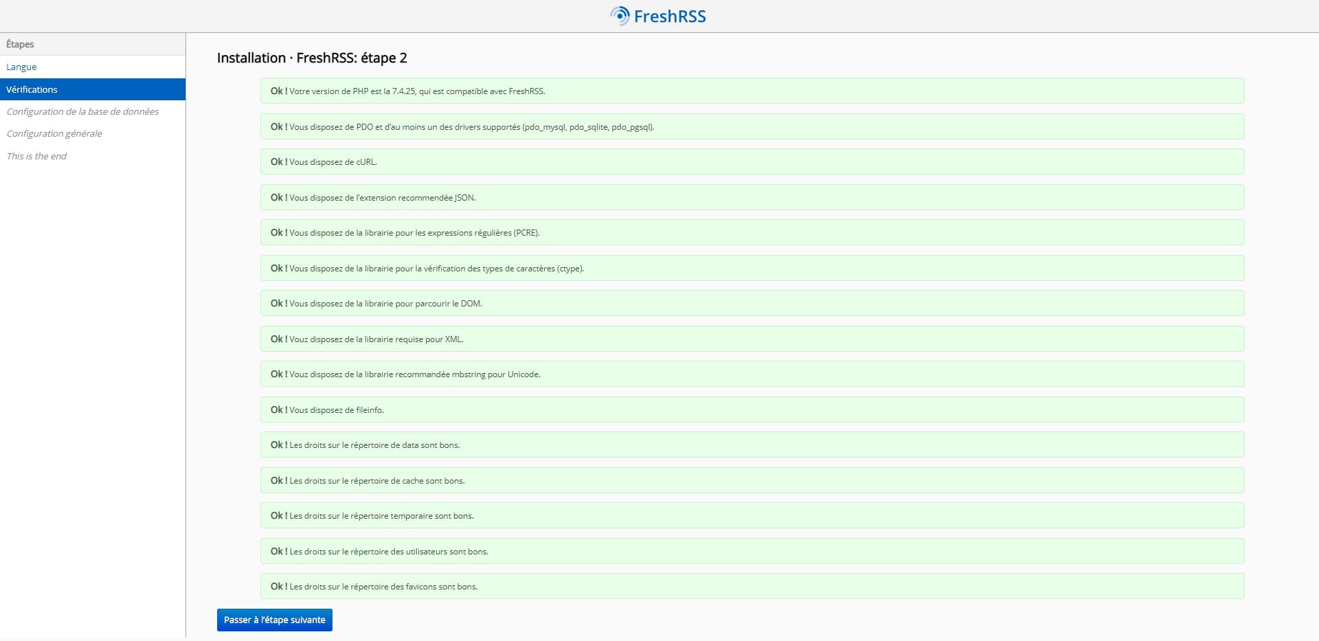 Installer FreshRSS avec docker