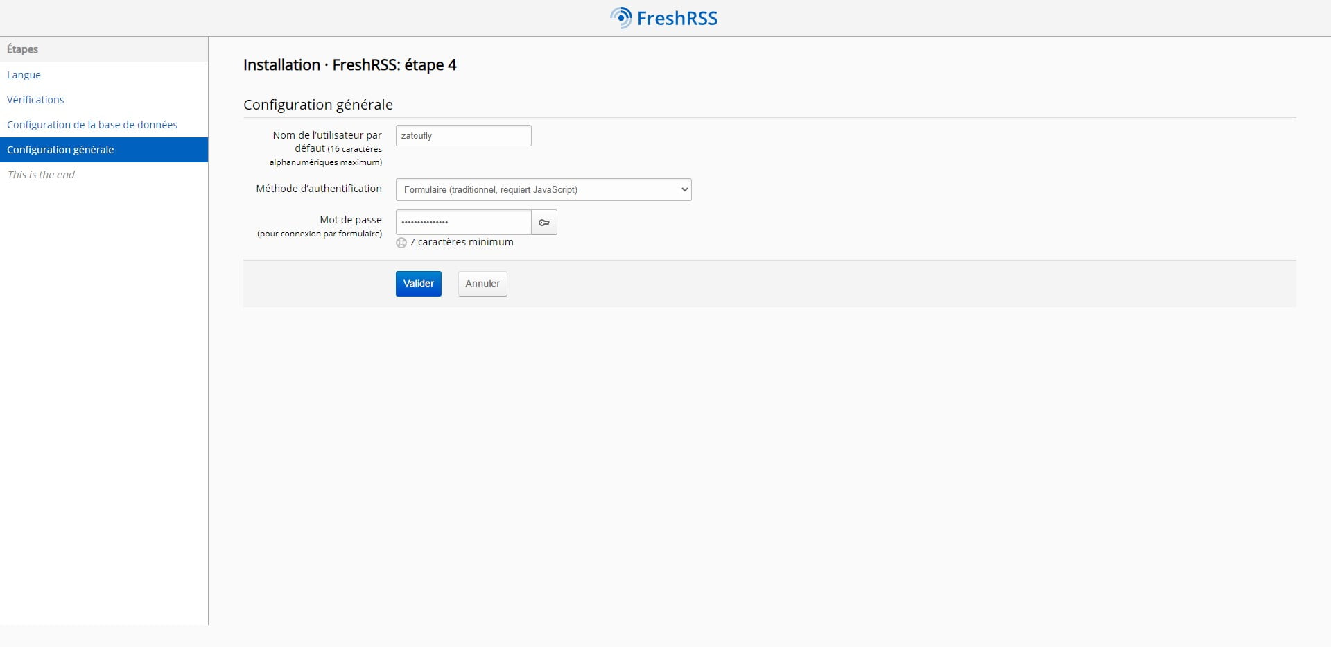 Installer FreshRSS avec docker