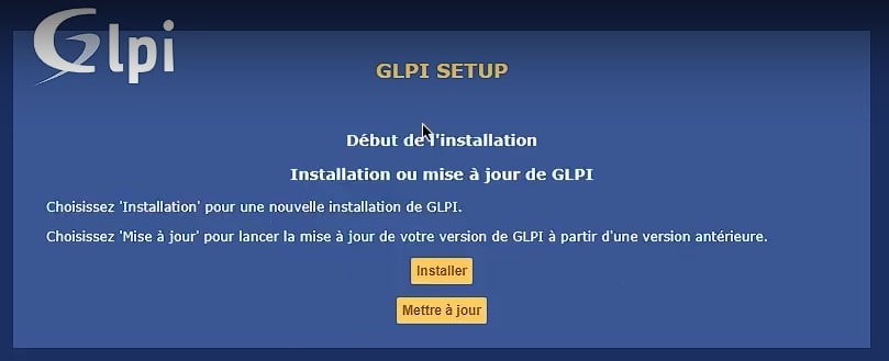 Installer GLPI