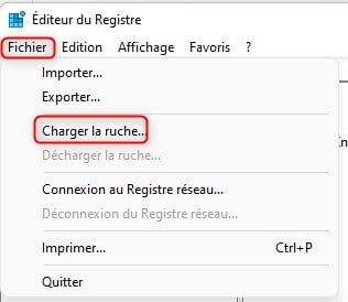 Charger une ruche